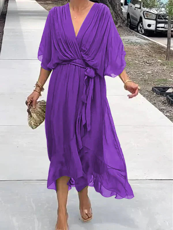 🌸CORA 🌸| 💥Vestido suave de seda💥 |