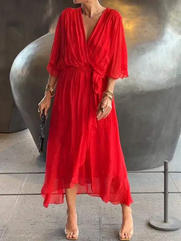 🌸CORA 🌸| 💥Vestido suave de seda💥 |