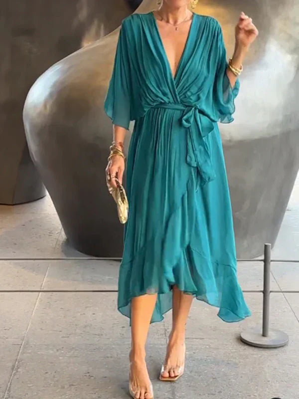 🌸CORA 🌸| 💥Vestido suave de seda💥 |