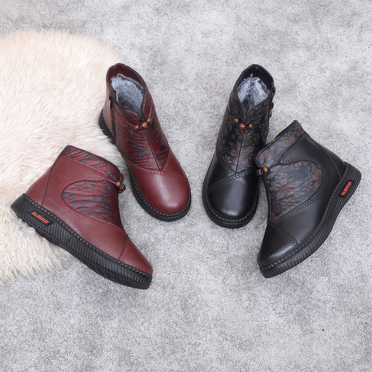 👢Giulietta - Zapatos de mujer de piel y algodón👢