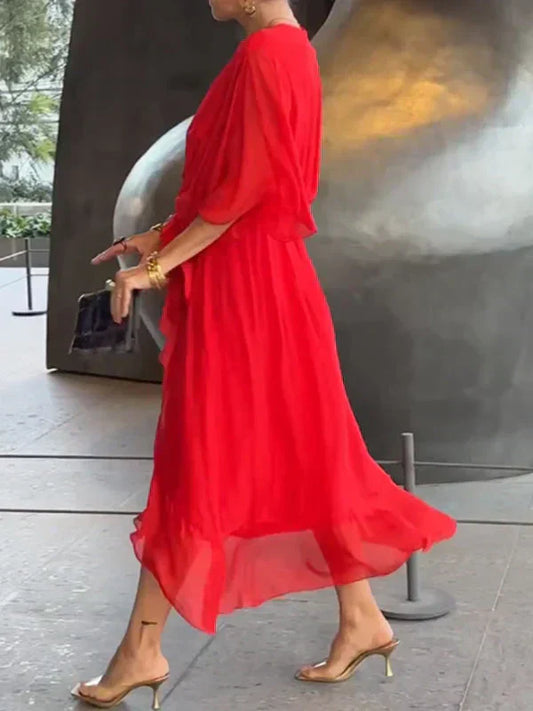 🌸CORA 🌸| 💥Vestido suave de seda💥 |